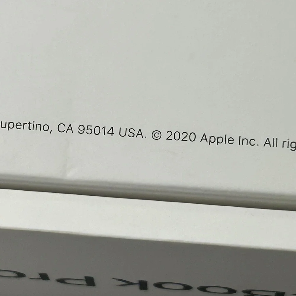 BOX ONLY Apple MacBook Pro 13-inch A2338 Box Only 2020 Space Gray 16GB 512GB